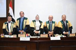FB IMG 1785770669549 مناقشة رسالة دكتوراه بجامعة عين شمس عن التمويل بحضور قيادات اقتصادية.. مناقشة رسالة دكتوراه بجامعة عين شمس عن التمويل السيادي واستثمارات المستقبل موقع في الجامعة