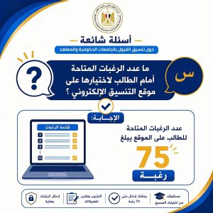 FB IMG 1786442231395 تنسيق المرحلة الثانية 2026 تنسيق المرحلة الثانية 2026.. التعليم العالي تطلق أدلة إرشادية لتسجيل الرغبات وتجنب أخطاء التنسيق موقع في الجامعة
