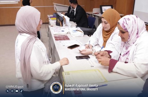 FB IMG 1787413082510 لطلاب بنها الأهلية جامعة المنصورة الأهلية تبدأ الكشف الطبي للطلاب.. 8 عيادات و44 طبيبًا وتمريضًا لاستقبال دفعة 2026/2027 موقع في الجامعة