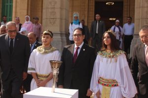 FB IMG 1787656253499 دورة الألعاب الإفريقية للجامعات جامعة القاهرة تستقبل شعلة «القاهرة 2026».. 2082 مشاركًا من 17 دولة في دورة الألعاب الإفريقية للجامعات موقع في الجامعة