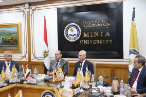 FB IMG 1787675279131 محافظ المنيا محافظ المنيا من مجلس الجامعة: نعمل على تأهيل الخريجين وفتح آفاق جديدة أمام الشباب موقع في الجامعة
