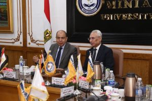 FB IMG 1787682109703 جامعة المنيا رئيس جامعة المنيا: صرف 50 مليون جنيه مستحقات التقادم الخمسي لأعضاء هيئة التدريس والكادر الطبي موقع في الجامعة