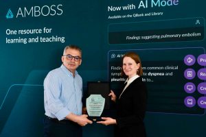 FB IMG 1787854692981 مستشفيات جامعة عين شمس تعتمد منصة أمبوس لأول مرة في مصر وإفريقيا.. مستشفيات جامعة عين شمس تعتمد منصة «أمبوس» للذكاء الاصطناعي الطبي موقع في الجامعة