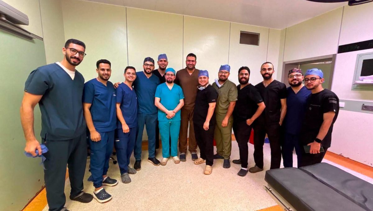 مستشفى كفر الشيخ الجامعي يدخل تقنية الصمغ الطبي