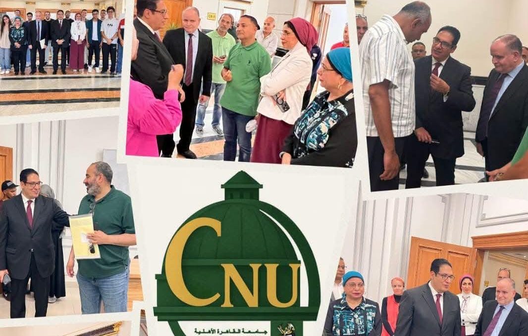 IMG 20260811 WA0000 جامعة القاهرة الأهلية رئيس جامعة القاهرة الأهلية يتابع إجراءات التقديم للالتحاق ببرامج الجامعة والاستماع إلى استفسارات المتقدمين موقع في الجامعة