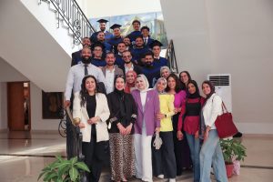IMG 0161 الفنون الجميلة بجامعة النهضة لحظة تاريخية.. كلية الفنون الجميلة بجامعة النهضة تحتفل بتخرج أول دفعة في تاريخها موقع في الجامعة