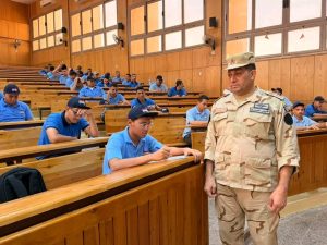 جامعة سوهاج الأهلية تطلق فعاليات دورتي التربية العسكرية الـ56 والوطنية الـ11 بمشاركة 362 طالبًا وطالبة
