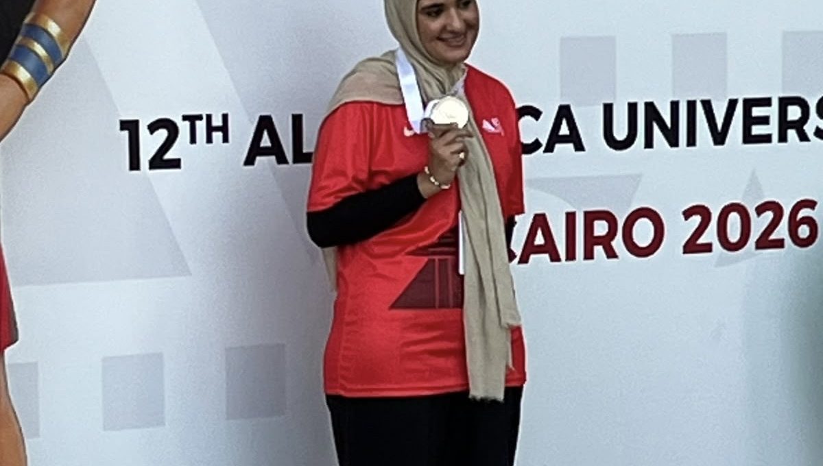 4fafdbcf a780 4dff 9644 5cdfcd5aee19 1 جامعة المصرية الصينية فضية جديدة للجامعة المصرية الصينية في الدورة الإفريقية للجامعات 2026 موقع في الجامعة