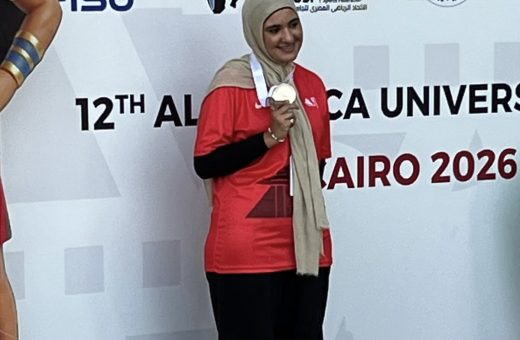 4fafdbcf a780 4dff 9644 5cdfcd5aee19 1 جامعة المصرية الصينية فضية جديدة للجامعة المصرية الصينية في الدورة الإفريقية للجامعات 2026 موقع في الجامعة