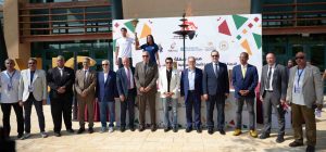 913371e4 c890 4f0b b765 29aad646e48d الجامعة الأمريكية شعلة الألعاب الإفريقية تصل الجامعة الأمريكية.. 2000 طالب في منافسات كبرى بالقاهرة موقع في الجامعة