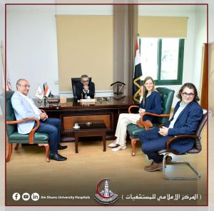 FB IMG 1789315884779 جامعة عين شمس جامعة عين شمس تعتمد «أمبوس» منصة موحدة للتعليم الطبي من البكالوريوس حتى سنوات الإقامة موقع في الجامعة