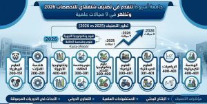FB IMG 1789665263868 جامعة أسيوط تتقدم في تصنيف شنغهاي 2026 جامعة أسيوط تتقدم في تصنيف شنغهاي 2026.. 9 تخصصات على الخريطة العالمية موقع في الجامعة