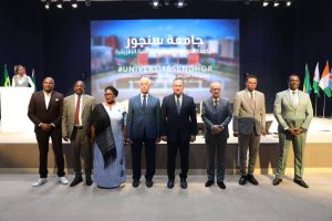 FB IMG 1790166309913 وزير التعليم العالي يتفقد جامعة سنجور بعد افتتاح الحرم الجديد.. وزير التعليم العالي يتفقد جامعة سنجور ويؤكد دعم مصر للتعليم بإفريقيا موقع في الجامعة