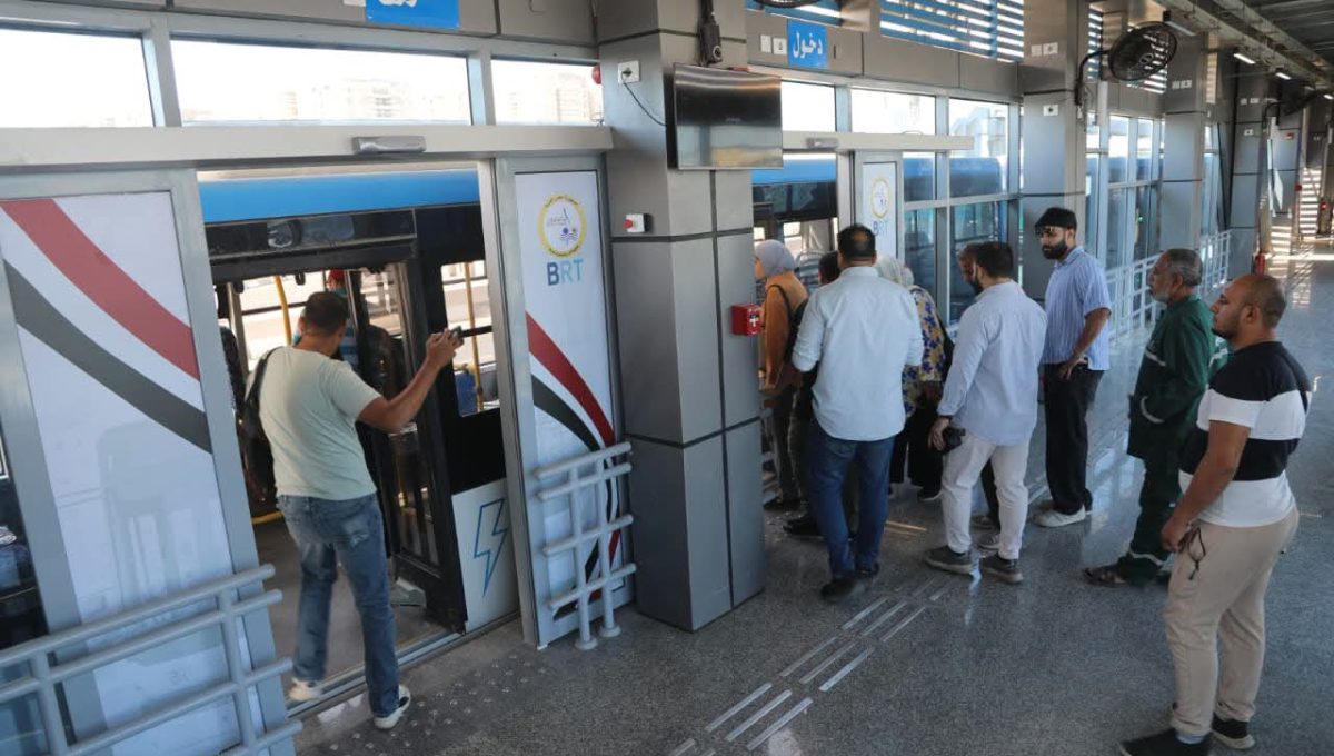 خريطة الأتوبيس الترددي BRT الجديدة