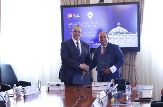 IMG 20260901 WA0120 التعليم العالي الجامعة البريطانية ونقابة المحامين توقعان بروتوكول تعاون لتأهيل الطلاب وتطوير مهارات المحامين موقع في الجامعة
