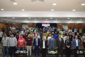 ختام المهرجان الرياضي الثالث لذوي الهمم بجامعة بنها.. تكريم الفرق والطلاب الفائزين 2 ختام المهرجان الرياضي الثالث لذوي الهمم بجامعة بنها