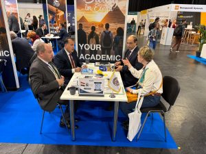 IMG 20260909 WA0121 الجامعات المصرية تطرق أبواب التعليم الدولي من جلاسكو الجامعات المصرية تطرق أبواب التعليم الدولي من جلاسكو.. 24 جامعة تشارك في «EAIE 2026» موقع في الجامعة