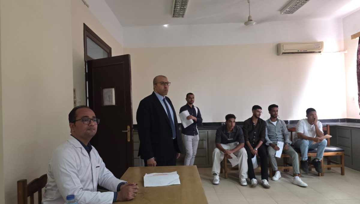 IMG 20260913 WA0011 الكشف الطبي للطلاب الجدد بجامعة جنوب الوادي الأهلية انطلاق أعمال الكشف الطبي للطلاب الجدد بجامعة جنوب الوادي الأهلية للعام الجامعي 2026/2027 موقع في الجامعة