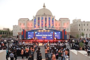 IMG 20260917 WA0135 الجامعة البريطانية تدشن أسبوعها التعريفي للطلاب الجدد بمشاركة 3000 طالب من 55 دولة.. الجامعة البريطانية تدشن أسبوعها التعريفي للطلاب الجدد موقع في الجامعة