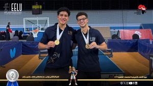 IMG 20260919 WA0097 طلاب الجامعة المصرية للتعلم الإلكتروني يحصدون 4 ذهبية وفضية وبرونزية.. طلاب الجامعة المصرية للتعلم الإلكتروني يحصدون 4 ميداليات في «القاهرة 2026» موقع في الجامعة