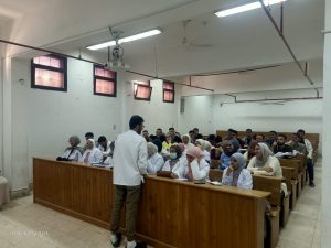 طلاب جامعة قناة السويس في الكليات من أول يوم