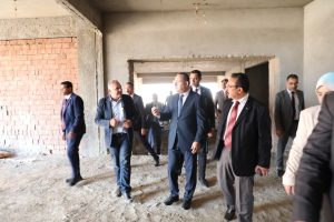 قنصوة يتفقد فرع جامعة الإسكندرية ببرج العرب