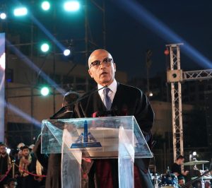 IMG 20260924 WA0025 هندسة عين شمس بحضور رئيس الجامعة.. هندسة عين شمس تحتفل بتخريج 1613 مهندسًا ومهندسة دفعة 2026 موقع في الجامعة