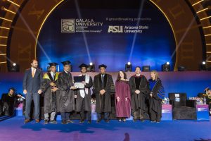 السفارة الأمريكية تحتفي بتخرج أول دفعة من برنامج الدرجتين المزدوجتين بجامعة الجلالة وأريزونا