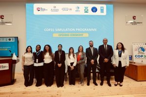 IMG 20260926 WA0125 الجامعة البريطانية تطلق محاكاة COP31 من 43 دولة و115 جامعة.. الجامعة البريطانية تطلق محاكاة COP31 بمشاركة 150 طالبًا موقع في الجامعة