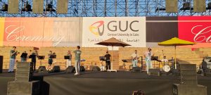 IMG 20260928 WA0201 الجامعة الألمانية بالقاهرة بمشاركة 3 فرق موسيقية.. الجامعة الألمانية بالقاهرة تحول الفن إلى جسر للتواصل بين مصر وألمانيا موقع في الجامعة