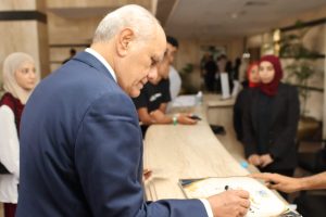 بحضور رئيس مجلس الأمناء ورئيس الجامعة.. جامعة مصر الجديدة تحتفل باستقبال طلاب الدفعة الأولى 2 IMG 20260929 WA0066 جامعة مصر الجديدة تحتفل باستقبال طلاب الدفعة الأولى بحضور رئيس مجلس الأمناء ورئيس الجامعة.. جامعة مصر الجديدة تحتفل باستقبال طلاب الدفعة الأولى موقع في الجامعة