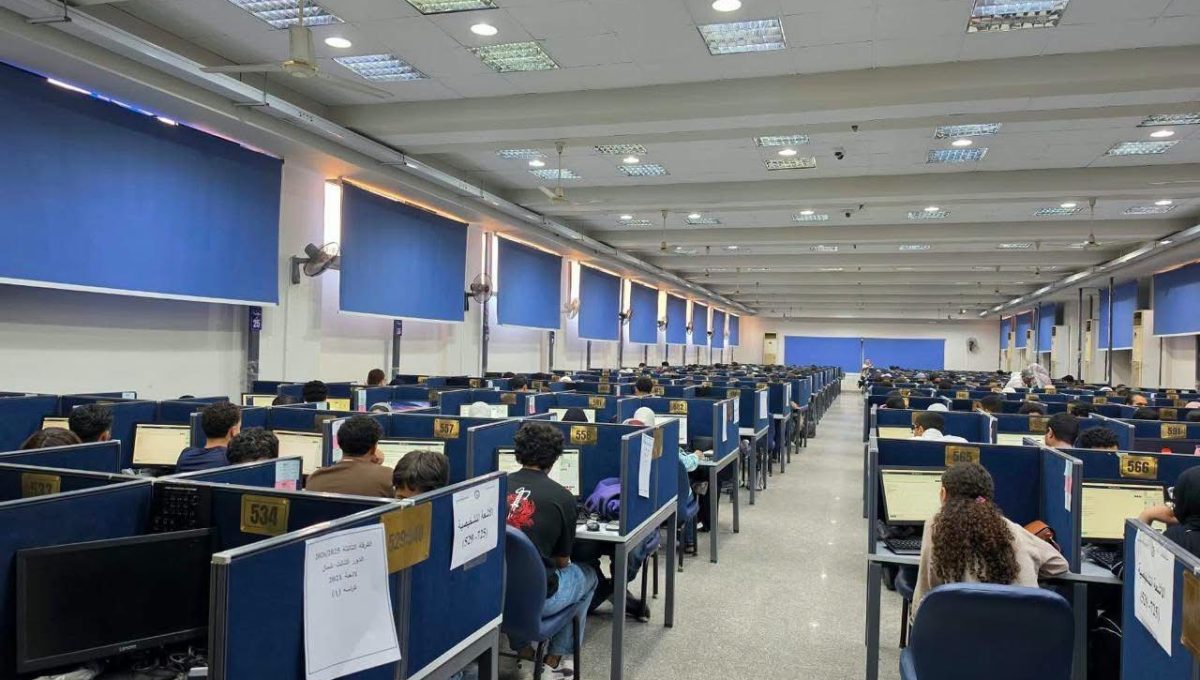 IMG 1606 اختبارات القدرات للبرنامج المتكامل 2000 طالب.. طب قصر العيني بجامعة القاهرة يجري اختبارات القدرات للبرنامج المتكامل «الأيبكا» موقع في الجامعة