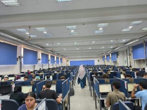 IMG 1610 اختبارات القدرات للبرنامج المتكامل 2000 طالب.. طب قصر العيني بجامعة القاهرة يجري اختبارات القدرات للبرنامج المتكامل «الأيبكا» موقع في الجامعة