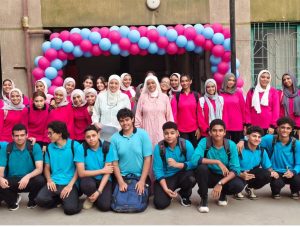 IMG 2058 بدء الدراسة في جميع مدارس القاهرة بدء الدراسة في جميع مدارس القاهرة اليوم.. وانتظام الطلاب والمعلمين موقع في الجامعة