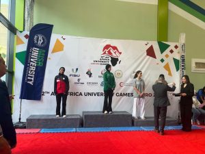 IMG 2887 جامعة المنوفية تحصد 5 ميداليات جامعة المنوفية تحصد 5 ميداليات في الدورة الأفريقية الثانية عشرة للجامعات «مصر 2026» موقع في الجامعة