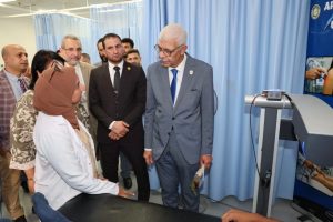 IMG 3528 جامعة المنوفية الأهلية عيادة جديدة للعلاج الطبيعي بجامعة المنوفية الأهلية.. خدمات متخصصة وتأهيل متكامل موقع في الجامعة