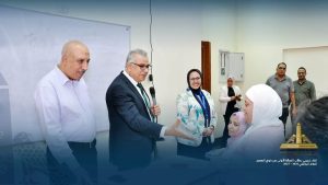     عميد تجارة عين شمس يستقبل «ذوي الهمم»