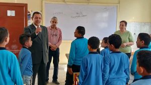IMG 3604 مدير تعليم بني سويف مدير تعليم بني سويف: تنمية مهارات القراءة والانضباط أولوية داخل المدارس موقع في الجامعة
