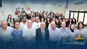 IMG 3622 تجارة عين شمس تجارة عين شمس تستقبل طلاب الشعبة الفرنسية بالتعاون مع جامعة بواتيه موقع في الجامعة