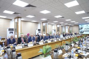 IMG 3855 اجتماع الأعلى للجامعات بجامعة المنيا رئيس جامعة المنوفية يشارك في اجتماع الأعلى للجامعات بجامعة المنيا موقع في الجامعة