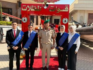 IMG 3927 بانوراما حرب أكتوبر بانوراما حرب أكتوبر تستقبل وفدًا من طلاب جامعة الإسكندرية موقع في الجامعة