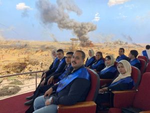 IMG 3930 بانوراما حرب أكتوبر بانوراما حرب أكتوبر تستقبل وفدًا من طلاب جامعة الإسكندرية موقع في الجامعة