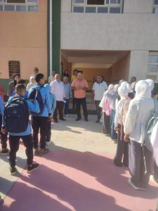 IMG 3988 تشغيل مدرسة «الحاج طلعت أبو المكارم» وسط فرحة الطلاب والأهالي.. تشغيل مدرسة «الحاج طلعت أبو المكارم» للتعليم الأساسي بشرق المحلة موقع في الجامعة