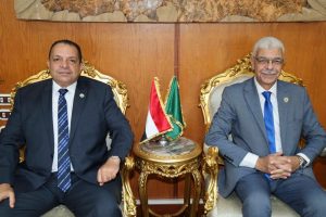 IMG 4077 جامعة المنوفية شراكة جديدة بين جامعة المنوفية والمركز الوطني للدراسات لدعم البحث والتدريب موقع في الجامعة