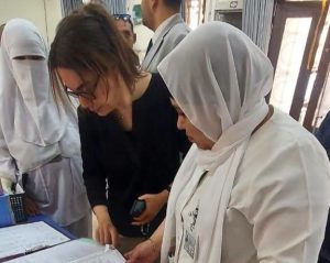 عميد طب قصر العيني يتابع العمل بمستشفى المنيل القبلي