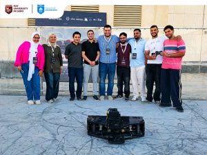 فريق «Vanguards» بجامعة مايو يحصد المركز الأول في مسابقة قتال الروبوتات بمدينة زويل