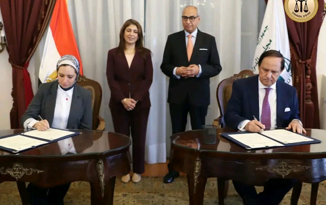 مجلس الدولة والجامعة المصرية الصينية يوقعان بروتوكول تعاون لدعم الدراسات القانونية