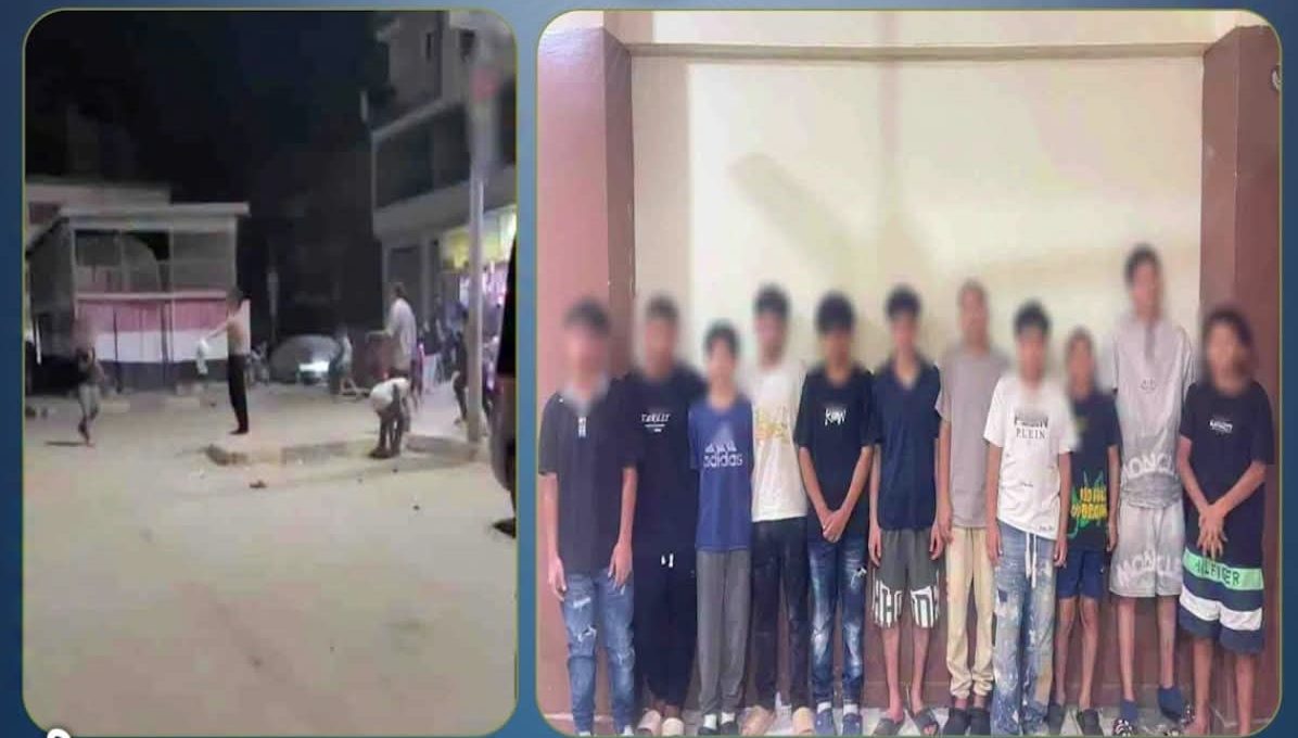 القبض على 11 طالبًا بعد مشاجرة وتراشق بالحجارة في المحلة