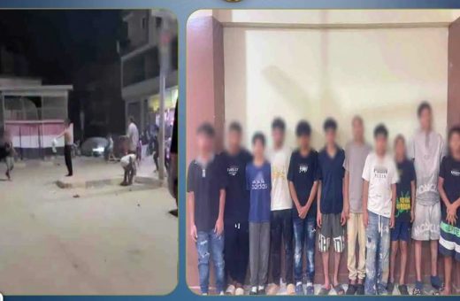 القبض على 11 طالبًا بعد مشاجرة وتراشق بالحجارة في المحلة