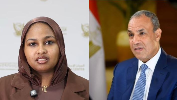الطالبة السودانية الأولى بامتحانات الثانوية ووزير الخارجية المصري